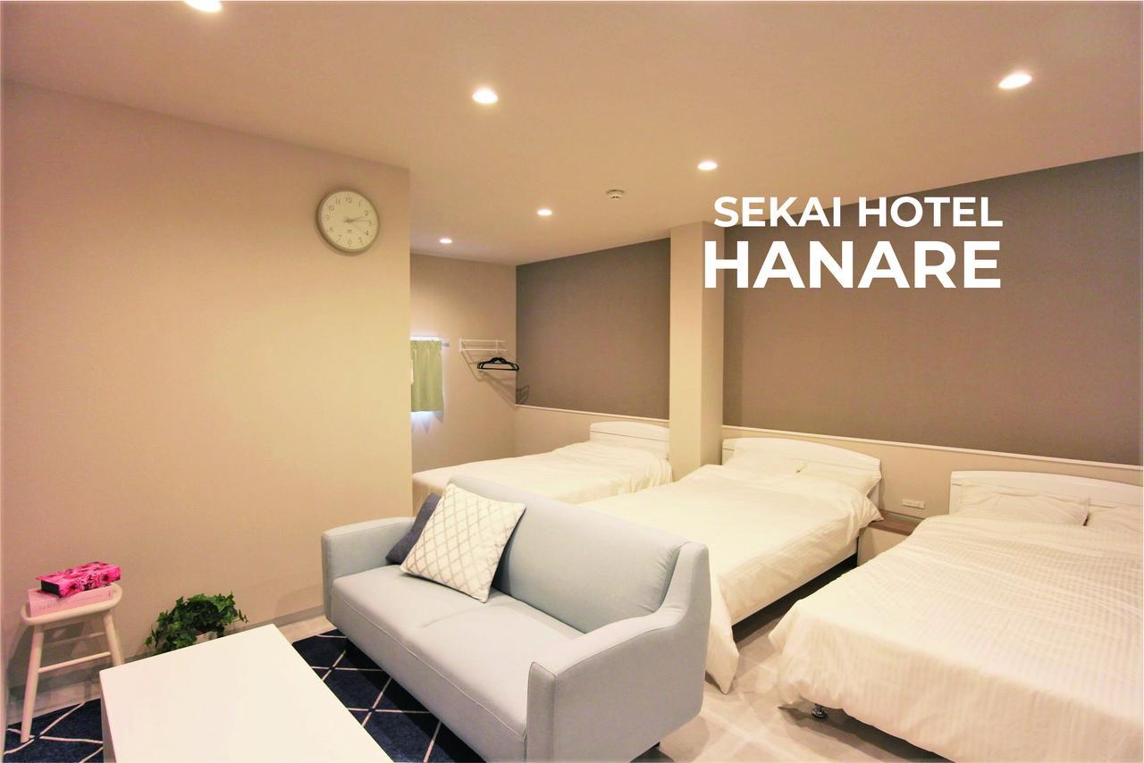 Sekai Hotel Mangetsu Осака Екстер'єр фото